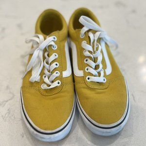 Vans Old Skool Yellow Sneakers W8 EUC